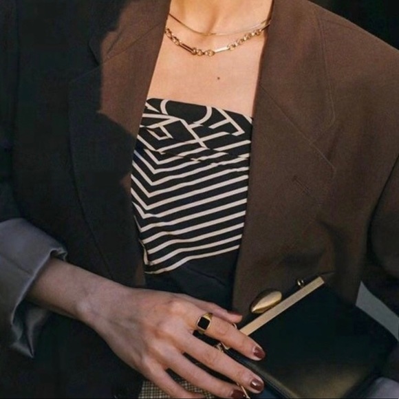 ❤️‍🔥18K Gold Plated Black Spinal Ring - Picture 10 of 12